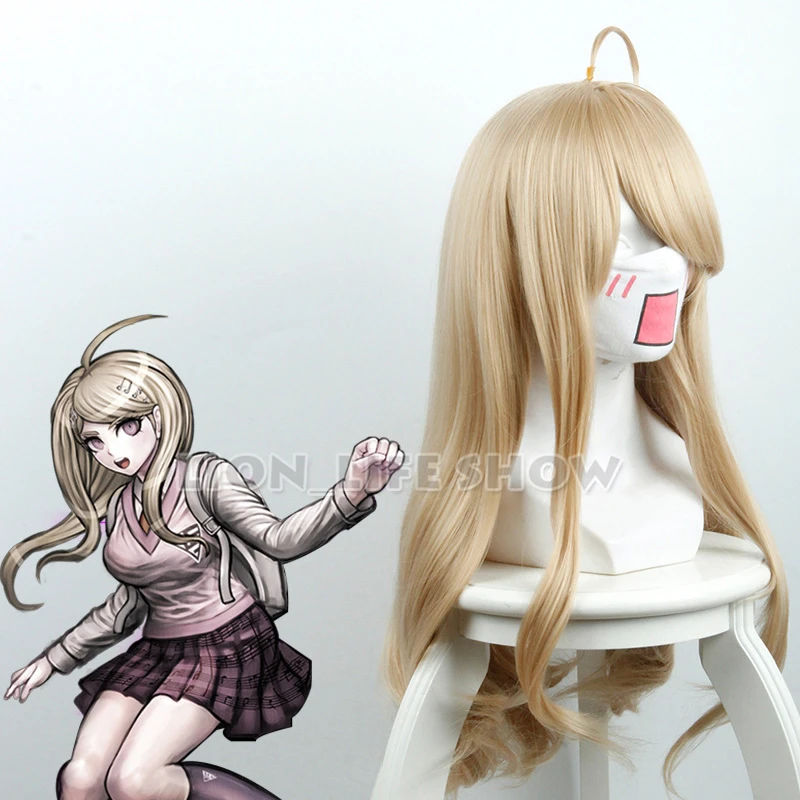 Аниме данганронпа V3: Killing Harmony Akamatsu Kaede косплей парик