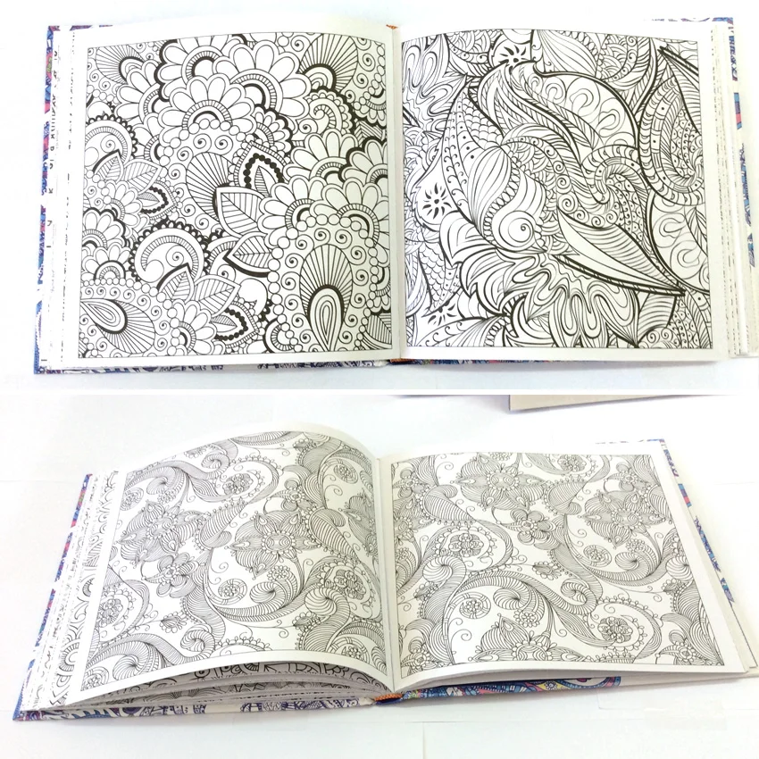 Online Shop Mandalas Adults Coloring Book Comic Books Relieve Stress Graffiti Secret Garden Children Art