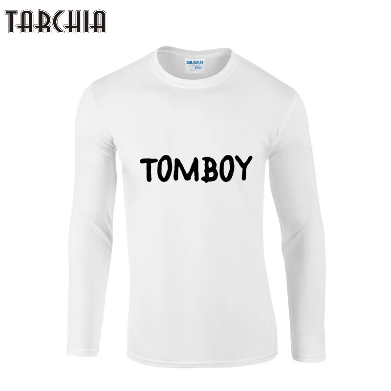 Модные мужские футболки TARCHIA с принтом TOMBOY брендовые дизайнерские осенние