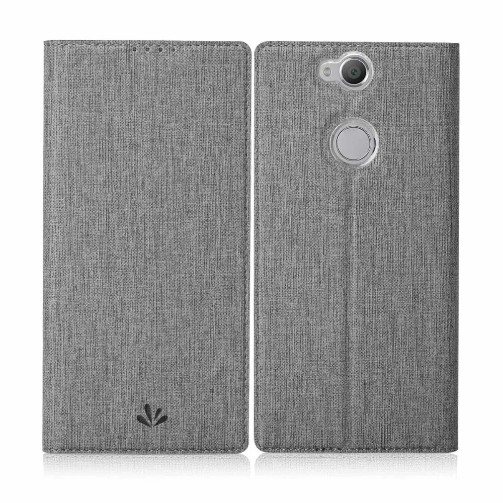 

For Sony Xperia XA2 Plus Case Luxury Phone Cover Shockproof Flip xa2plus Phone Wallet Genuine Leather Protective XA 2 Plus cases