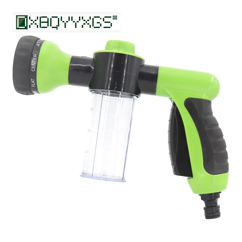 

8 in 1 Garden Foam water gun Home Multi-function irrigation Watering car cleaning spray gun High Pressure Hose nozzle tool