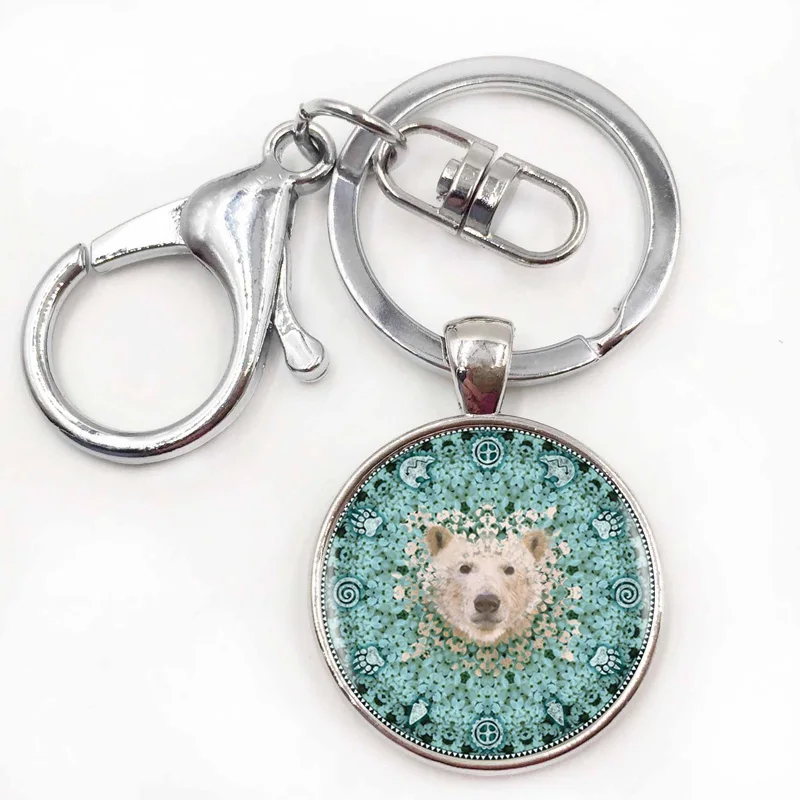 10silver keychain.