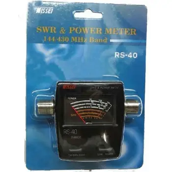 

RS-40 Dual-standing Table Segment UV Power Meter Replace Red Dot SWR Power meter