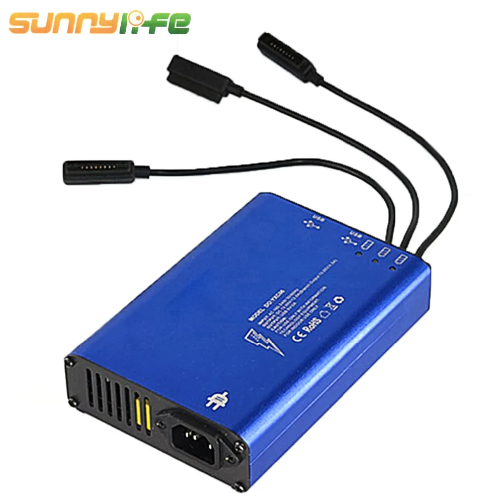 

SUNNYLIFE 5 in1 Charger with 2 USB Ports for DJI Mavic Pro Drone Batteries Remote Controller iPhone 8 7 6 6S Smartphones US Plug