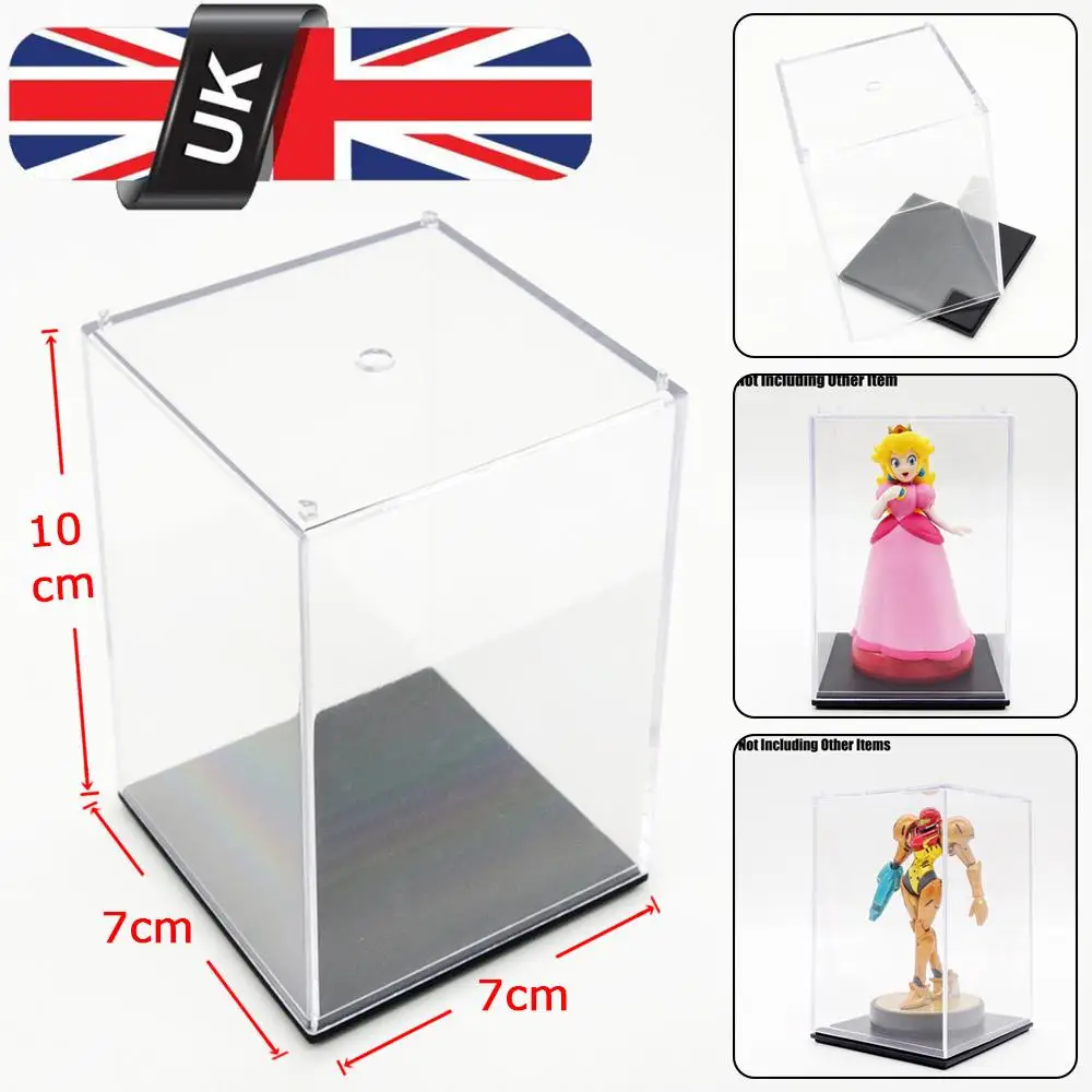 

Odoria UK Acrylic Plastic Display Case 10cm Hight Clear Perspex Dustproof Protection