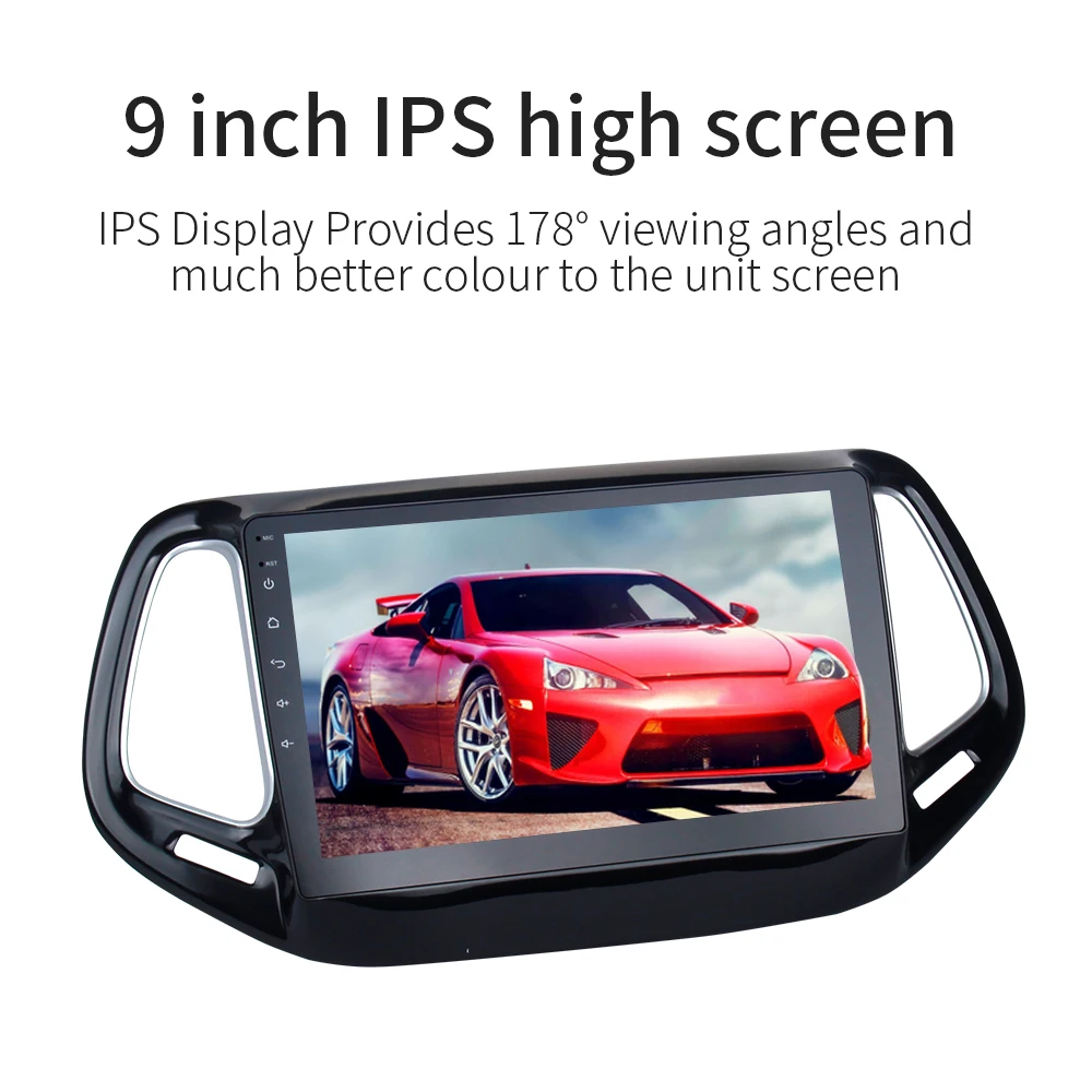 Flash Deal Dasaita 9" Android 9.0 Car GPS Radio Player for Jeep Compass 2017 with Octa Core 4GB+32GB Auto Stereo Multimedia 2 Flash Deal Dasaita 9" Android 9.0 Car GPS Radio Player for Jeep Compass 2017 with Octa Core 4GB+32GB Auto Stereo Multimedia 2