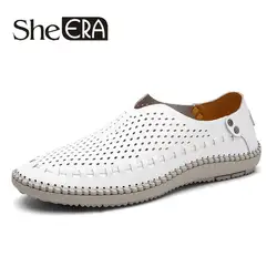 2019 брендовая летняя повседневная обувь Summ мужские лоферы из искусственной кожи Мокасины Мужчины вождения обувь высокого качества на