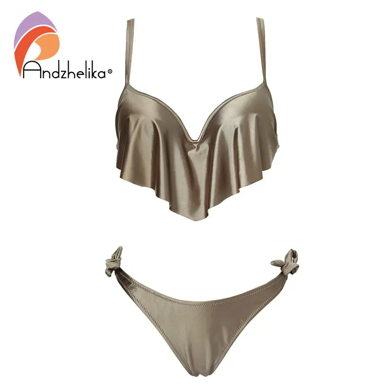 Andzhelika Bikini 2018 Summer Women Swimsuit Lotus Leaf Bikini Set Push Up Swimwear Sexy Brazilian Low Waist Bathing Suit A18950 Andzhelika Bikini 2018 Summer Women Swimsuit Lotus Leaf Bikini Set Push Up Swimwear Sexy Brazilian Low Waist Bathing Suit A18950