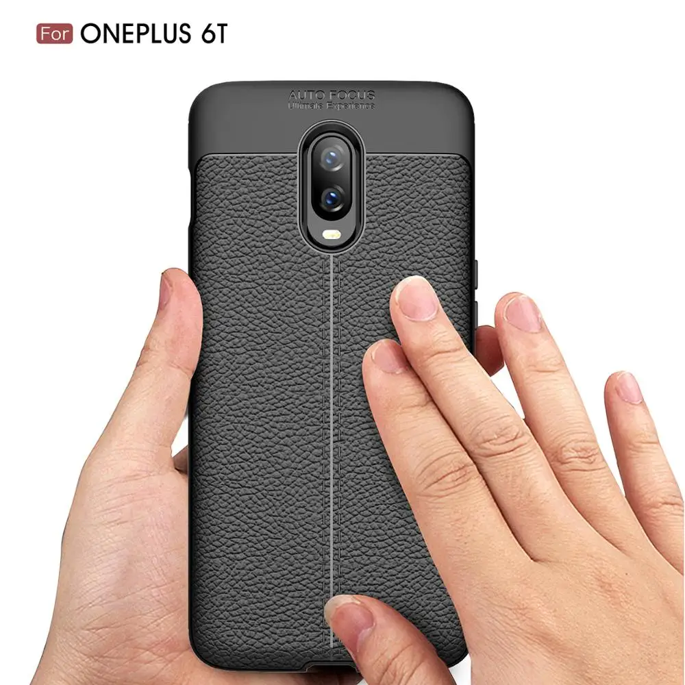 SsHuUu For font b Oneplus b font 3 3T Case Lichee Pattern Shock Proof Soft TPU