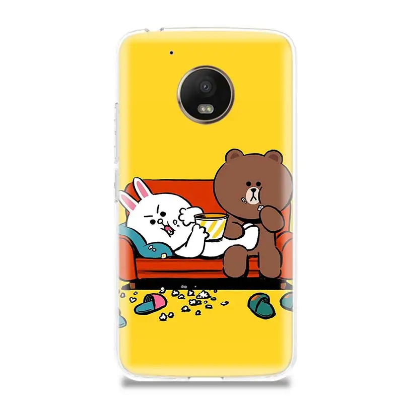 Медведь Друзья трендовые аксессуары чехол для телефона Motorola Moto G7 G6 G5S G5 E4 плюс G4 E5