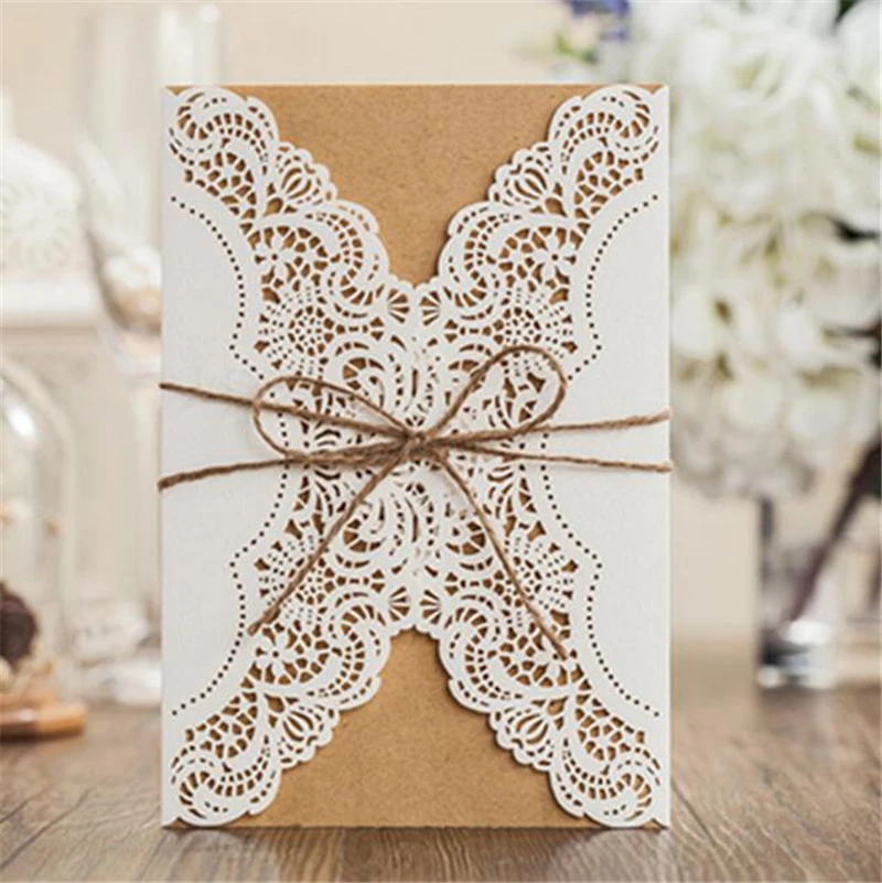 Online Get Cheap Lace Invitation Paper