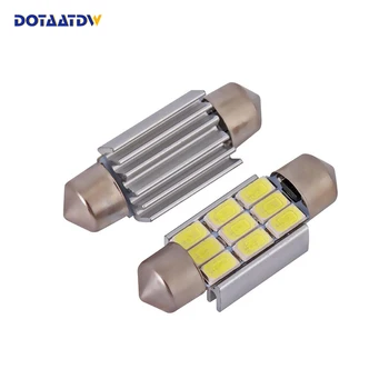 

DOTAATDW 4x led c5w led bulb CANBUS 12V Festoon 36mm 39mm 41mm c5w c10w reading lamp car Interior Light 5630 SMD White
