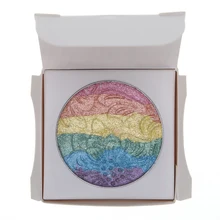 3 In 1 Makeup Rainbow Highlighter Blush Blusher Eyeshadow Palette Glitter Powder 3D Naked Eye Shadow Bronzer Contour Palette