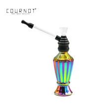 COURNOT ваза кальян курительные трубы стеклянные водопроводные трубы 120 мм радужные Металлические курительные трубы для сигарет фильтр Держатель