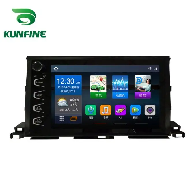 

Octa Core Android 8.1 4GB RAM 64GM ROM Car DVD GPS Navigation Player Deckless Car Stereo For Toyota Highlander 2015-2018 Radio