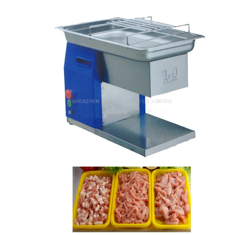 

110V220V/240V hot sale in stock commercial use new design QH meat slicer cutting machine 250KG per hour+steady shelf