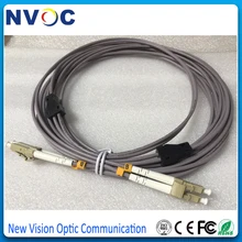 10 шт./лот, дуплекс 62,5/125, DX, 3,0 мм, 6 метров, ПВХ, LC/UPC-LC/UPC Бронированный Оптоволоконный соединительный кабель, ST FC LC SCUPC 6 м бронированный патч-корд