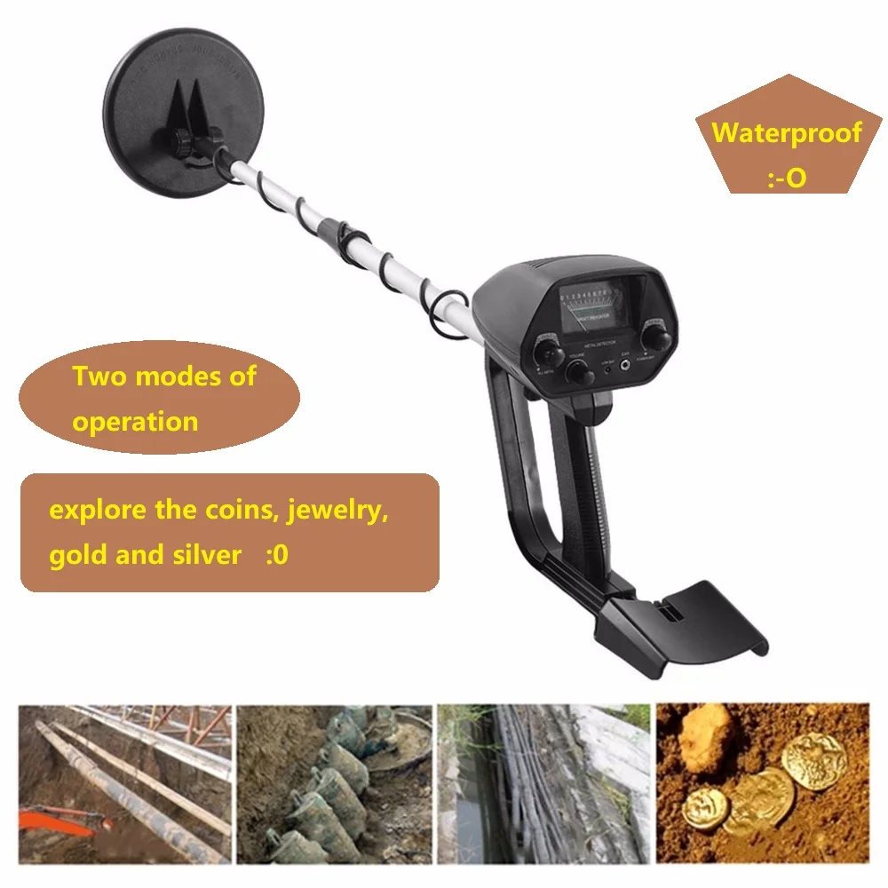

Professional MD-4030 Portable Lightweight Underground Metal Detector Adjustable Gold Detectors Treasure Hunter Tracker Seeker