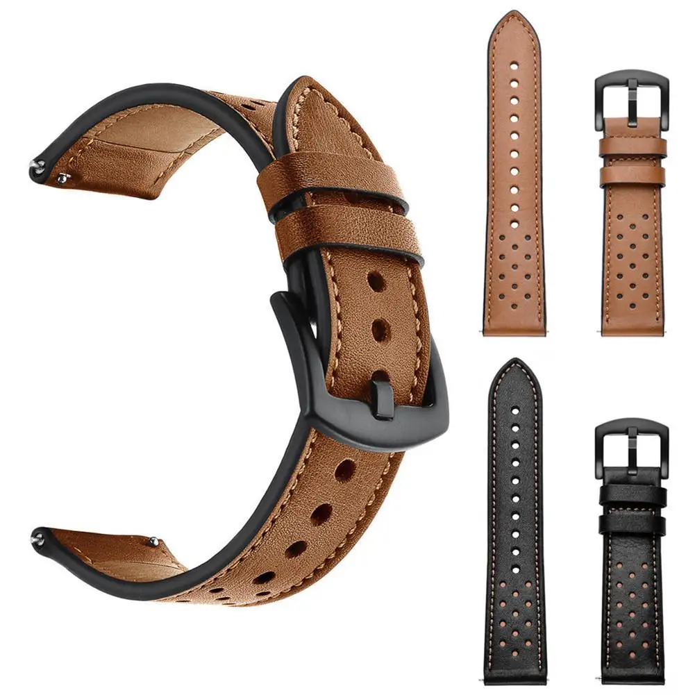 

New Arrival Unisex Genuine Leather Wristband Bracelet Strap Watch Strap for Xiaomi Huami Amazfit Bip Sport Smart Watch