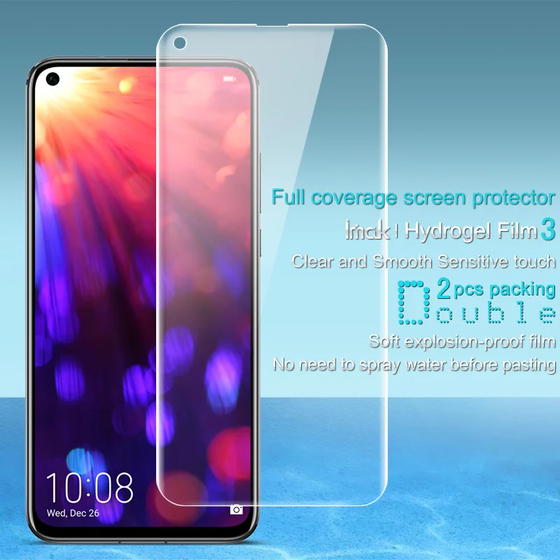 

IMAK Huawei Honor View 20 Screen Protector Hydrogel III 0.15MM Soft TPU Protective Film For Huawei Honor V20 Not Glass