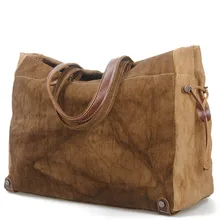 Women Linen Shoulder Bag New Fashion Large Capacity Female Brand Vintage Shoulder Bags Duffle Bag Leisure Handbag Tote