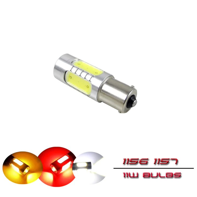1 шт. Автомобильные светодиодные лампы 11 Вт 1156 P21W BA15S BAU15S BAY15S 1157 P21/5 BA15D BAY15D BAZ15D|car led