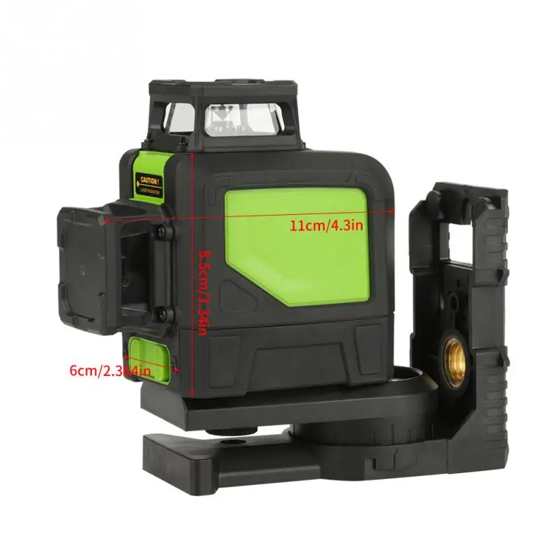 

1pc Horizontal Vertical Level 902CR 8-Line Self Leveling Line 360 Leveling Tools Red And Green(Optional)