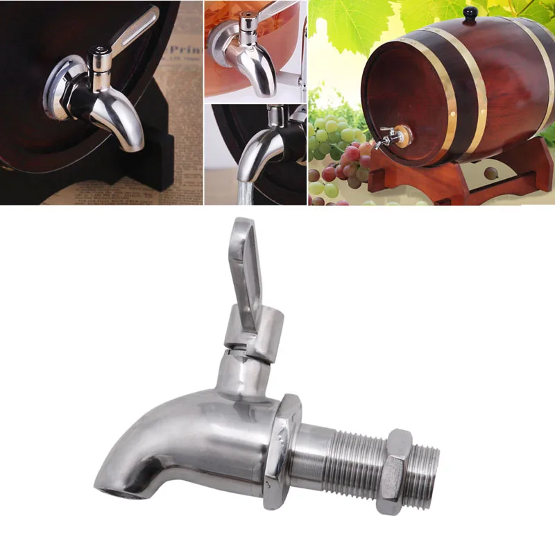 

High quality Stainless Steel Beverage Drink Dispenser Wine Barrel Spigot / Tap / Faucet