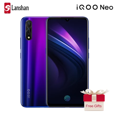 Original vivo iQOO Neo 128G Mobile Phone 6 38inch Snapdragon 845 Octa Core 22 5W Fast Charge Android 4500mAh Smartphone