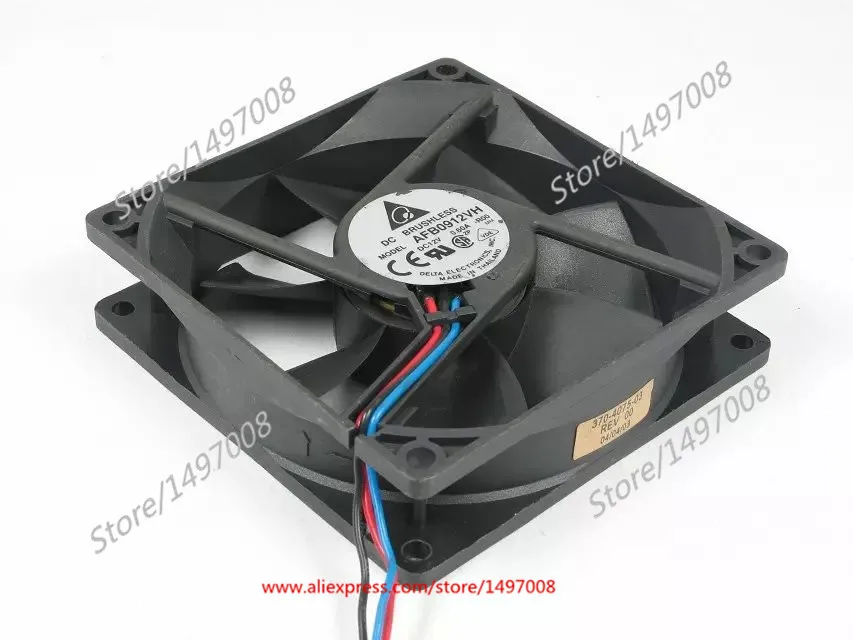 Вентилятор охлаждения сервера Delta Electronics AFB0912VH R00 DC 12 В 0.6A 90x90x25 мм|square fan|server fandc fan 12v
