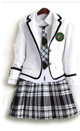 Британская, Корейская, японская школьная форма для мужчин и женщин, зимняя одежда для школьной формы, e escolar, костюм для девочек и мальчиков, 5 комплектов - Цвет: 3