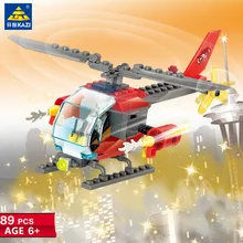 89Pcs City Fire Rescue Helicopter Aircraft Building Blocks Sets Model Bricks DIY Educational Toys for Children цена 89Pcs City Fire Rescue Helicopter Aircraft Building Blocks Sets Model Bricks DIY Educational Toys for Children цены онлайн