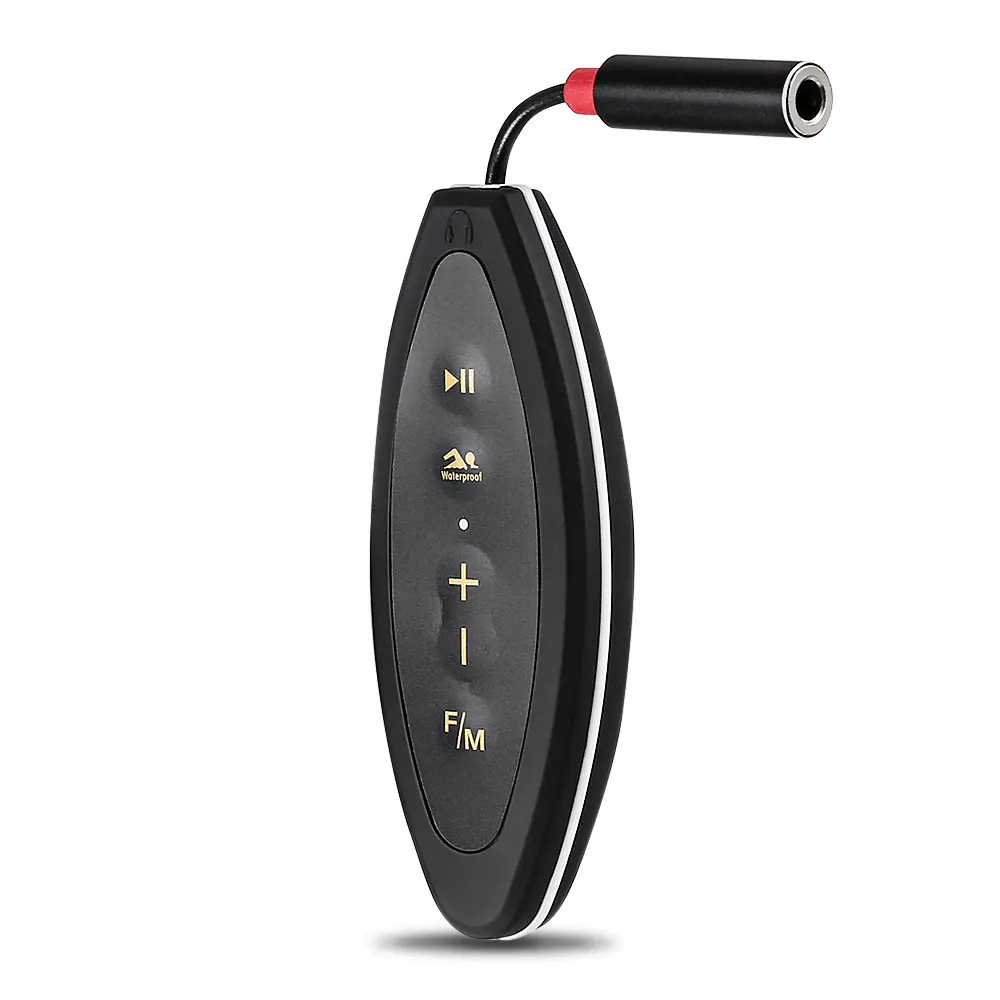 

IPX8 Waterproof Underwater MP3 Player Portable 4GB Memory with FM Radio Music Player With ATJ2127 Clip 10h Play Time Max