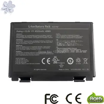 

4500mah Battery For Asus X65 X70 K50 K51 K60 K61 L0A2016 L0690L6 A32-F82 A32-F52