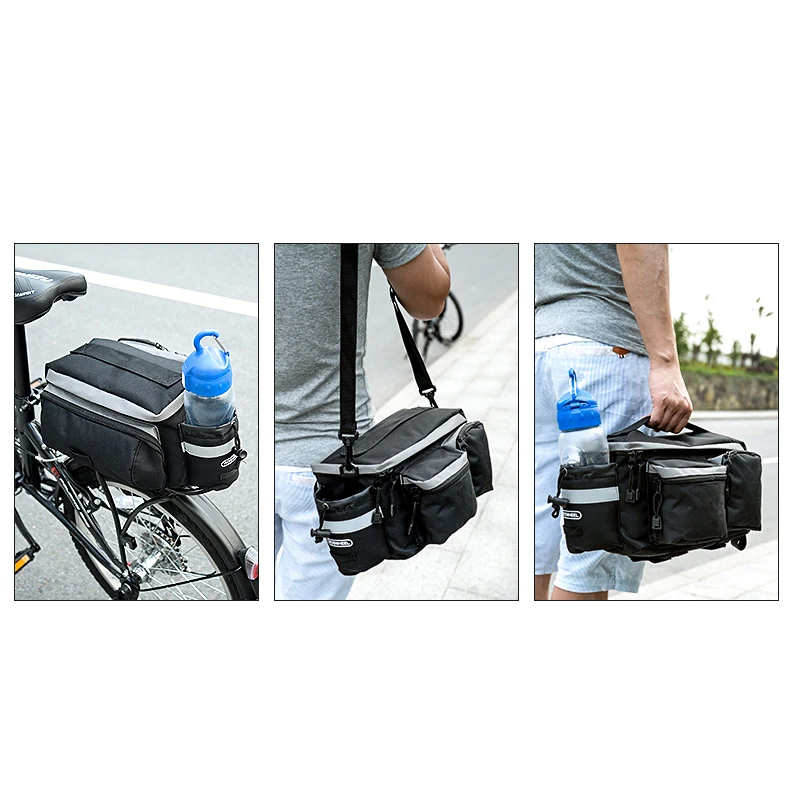 Multifunction 6L Cycling Bicycle Outdoor Travel Gym Bag Bike Rear Rack Seat Bagsin Gym Bags