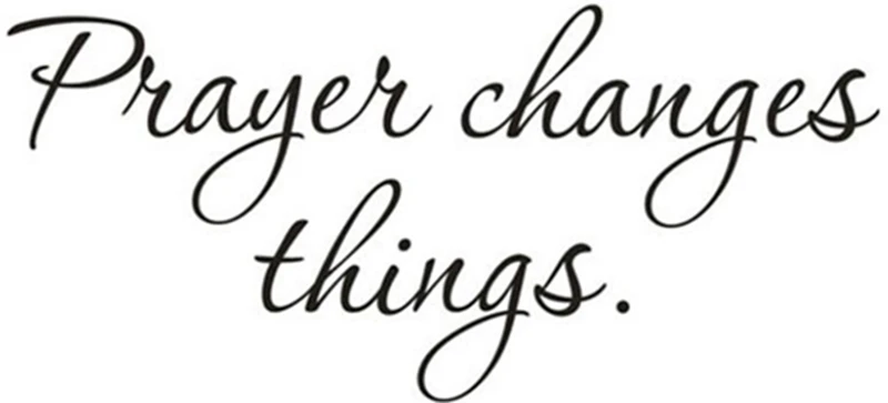 YINGKAI Prayer Changes Things Inspirational Quotes Living