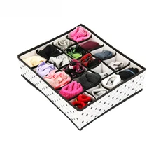 Один комплект нетканый складной ящик для хранения ящик разделитель для галстука органайзер для носков и белья