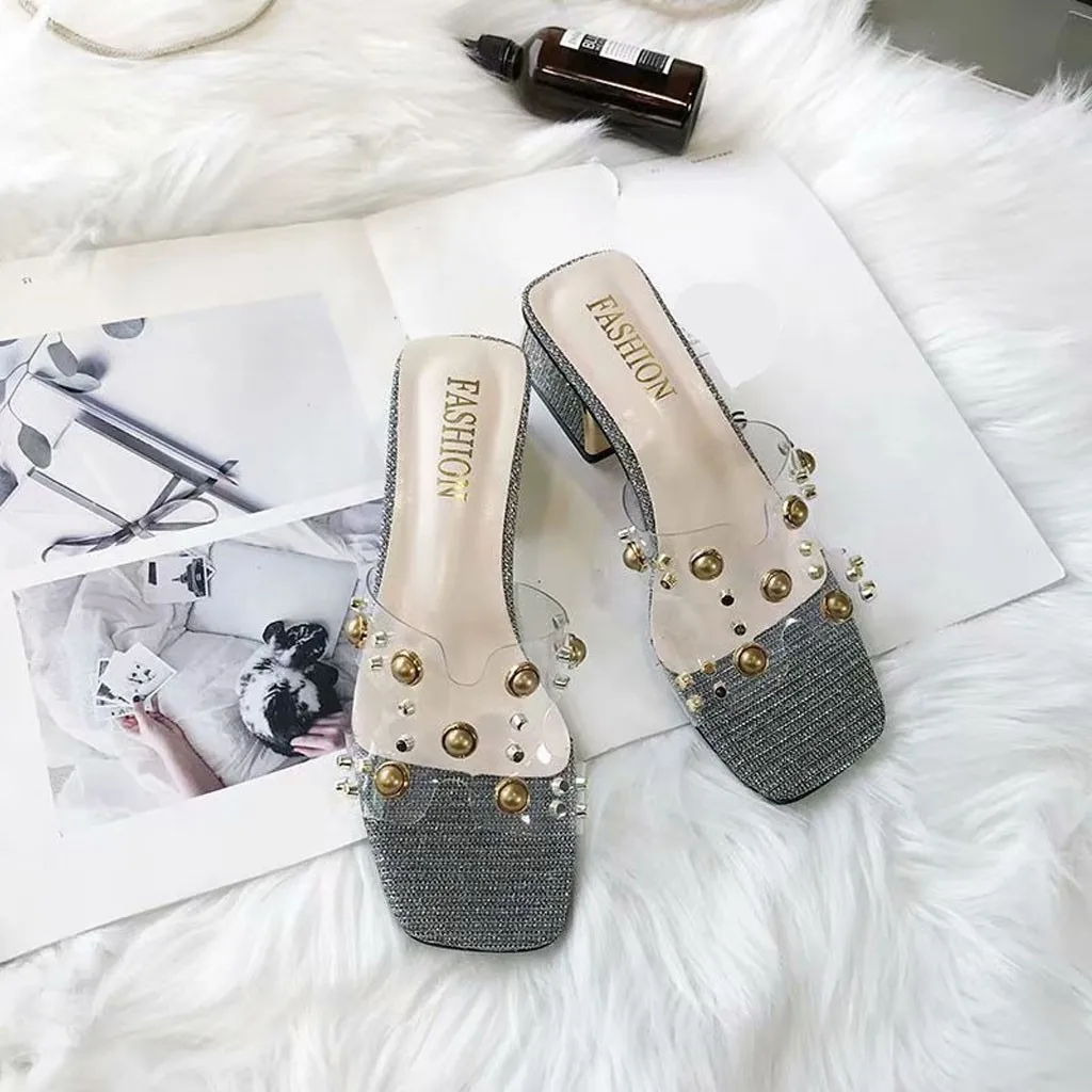 SAGACE/повседневная женская обувь Сезон лето Zapatos Прозрачные открытые сандалии с