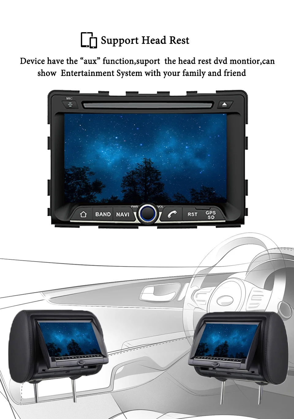 Cheap Car DVD Multimedia Player For SsangYong RODIUS 2006-2017 Android 9.0 HD 1024*600 Autoradio 3/4G Wifi Dvr Map Gps Navigation 11