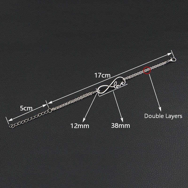 Новая подвеска в форме ноты браслеты античное серебро Сделай своими руками ручной работы Бесконечность любовь амулеты Браслеты Женские Модные ювелирные изделия