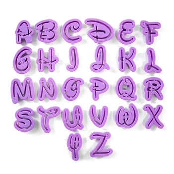 

36pcs Digital Letters Plastic Cookie Mould Biscuit Mould Cake New Alphabet Number Letter Decorating Set Icing Cutter Mold Moul