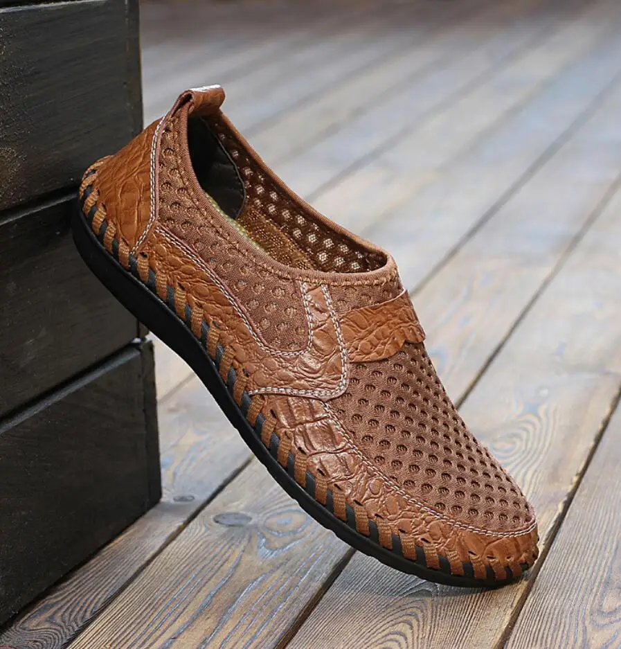 Men gladiator Sandals 2019 Brand Genuine Leather Summer Classic Men'S Sandalias Casual Breathable Handmade Shoes Sandales|Сандалии| |