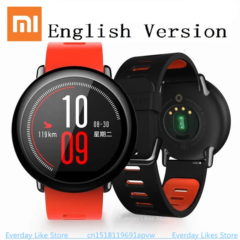 Prix pour Xiaomi amazfit smart watch pour android bluetooth 4.0 wifi double Core 1.2 GHz 512 MB 4 GB GPS Moniteur de Fréquence Cardiaque GPS SmartWatch Huami Prix pour Xiaomi amazfit smart watch pour android bluetooth 4.0 wifi double Core 1.2 GHz 512 MB 4 GB GPS Moniteur de Fréquence Cardiaque GPS SmartWatch Huami