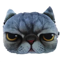 Креативная мультяшная Подушка декоративная подушка кошка собака ворс Подушка и моющаяся поясная подушка Милая подушка для сиденья 8S2 - изображение