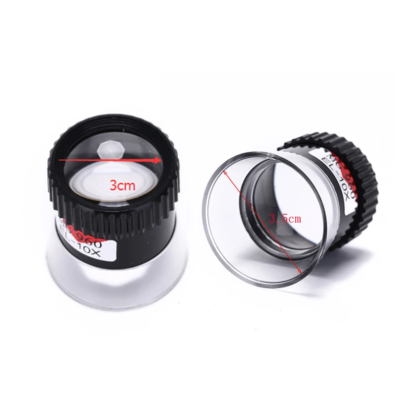 

10X Monocular Glass Magnifier Watch Jewelry Repair Tools Loupe Lens Black Watchmakers Watch Repair Tool