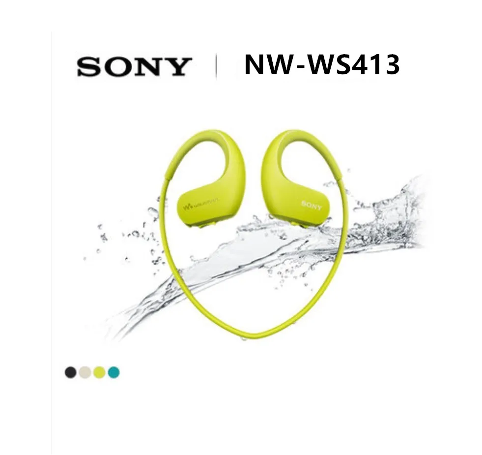 Водонепроницаемый mp3 музыкальный плеер для плавания и бега Sony встроенные