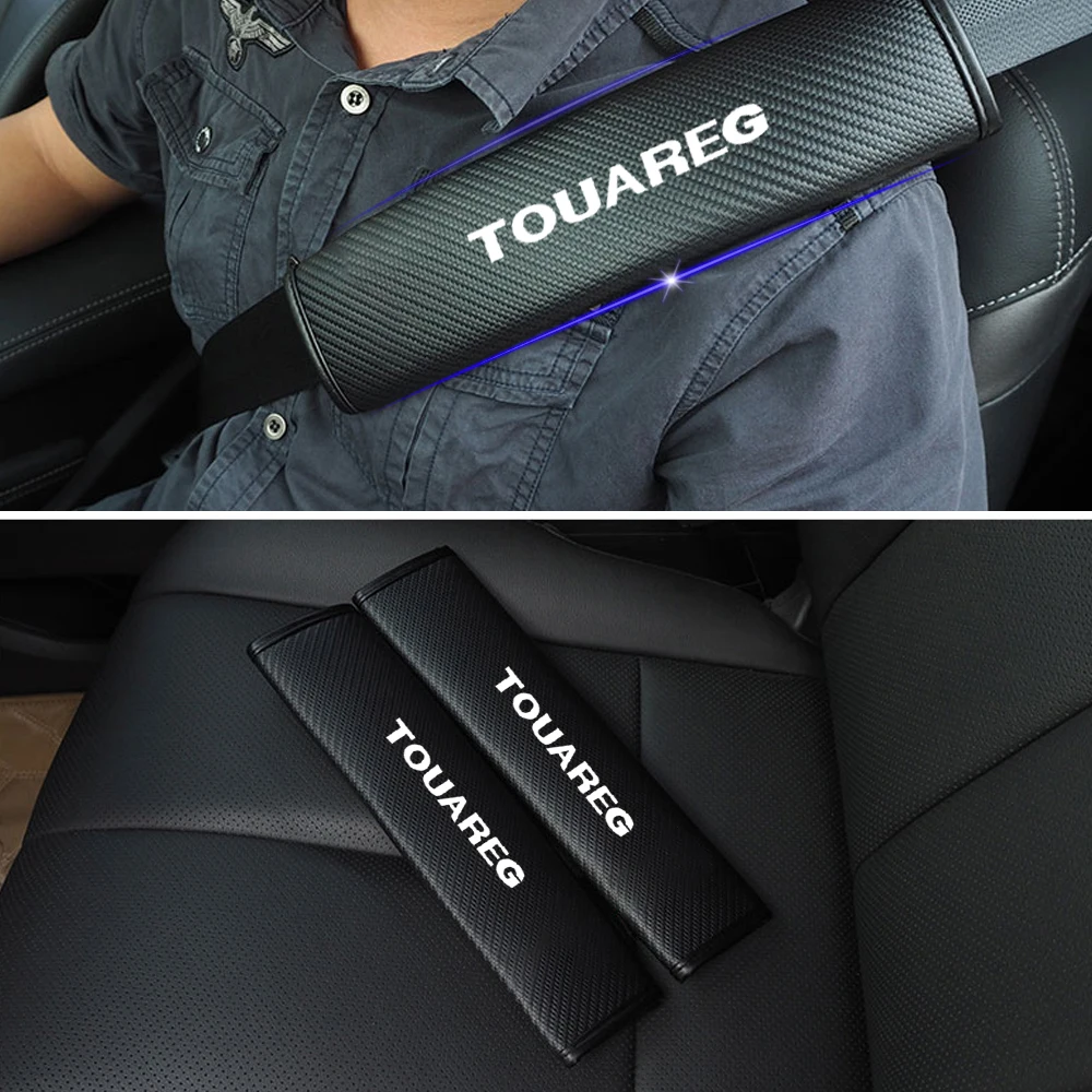 Для Фольксваген Touareg Sharan PU модный автомобильный ремень безопасности Чехол для автомобиля светоотражающие ремни безопасности Наплечные накладки автомобильные аксессуары