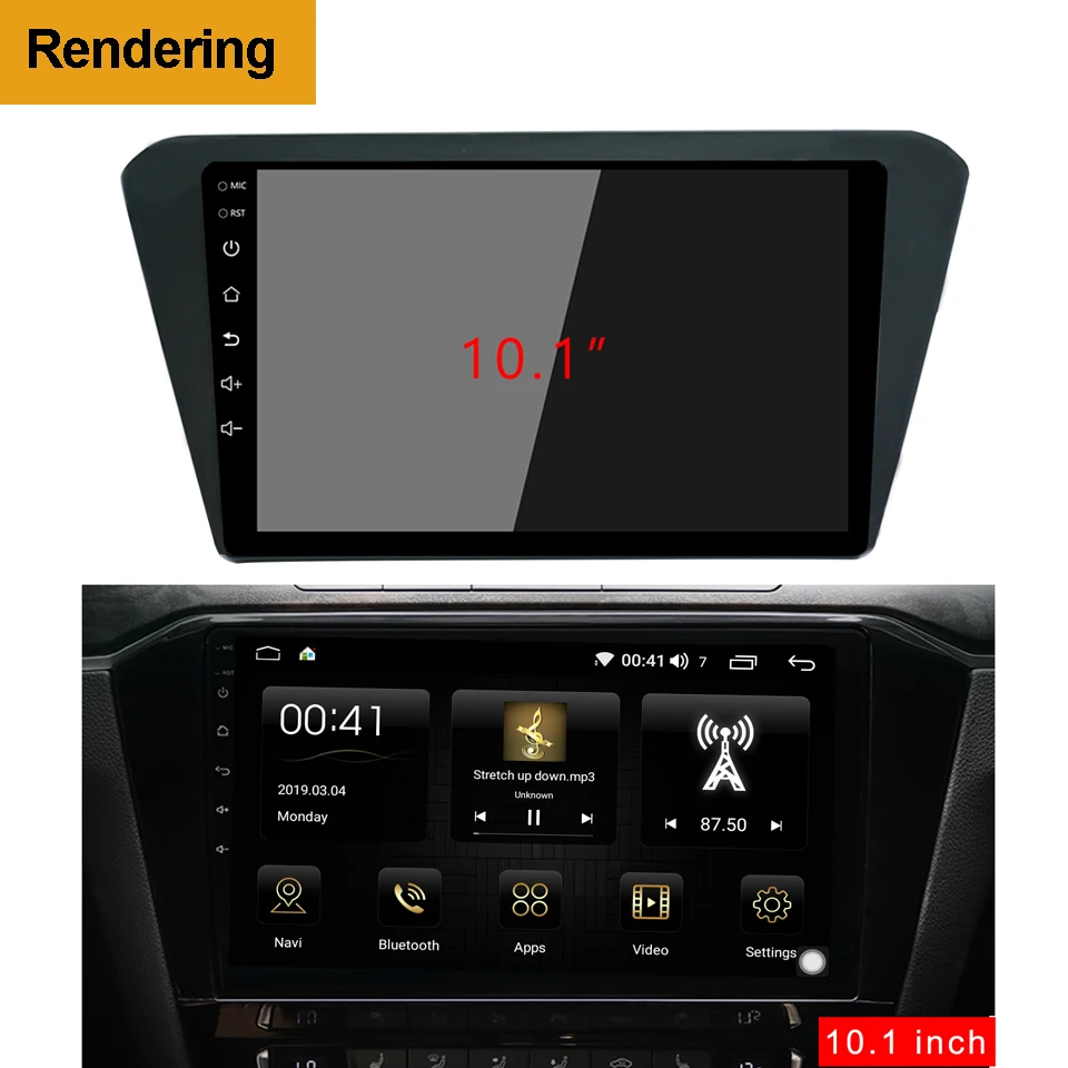 2Din 1Din Автомобильный CD DVD рамка аудио фитинг адаптер тире отделка Переходная панель 10,1 дюймов для SKODA Superb+ двойной Din радио плеер