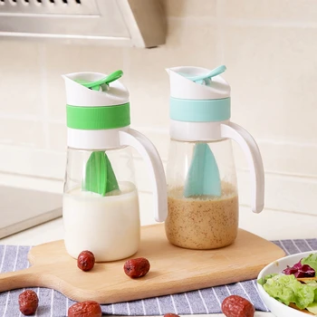 

Kitchen Manual Salad Dressing Mixing Cup Salad Juice Bottle Juice Drink Storage Bottle Food Storage Use for Picnic Plastic