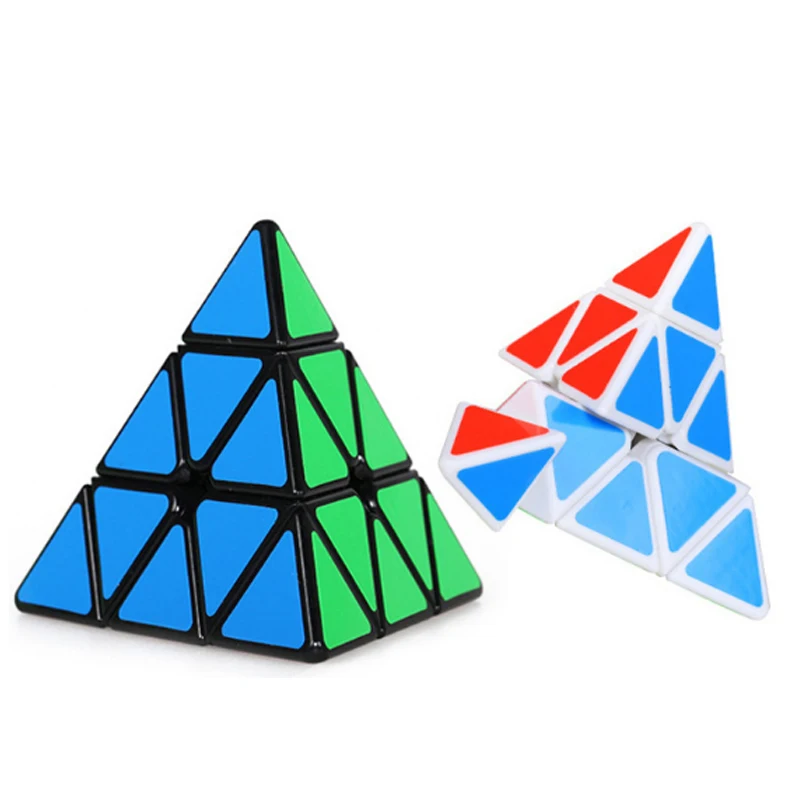 

ShengShou 3x3x3 Black White Pyra Strange Sharp Magic Cube Speed Puzzle Cube Plastic 3x3x3 Educational Learning Toy Magico Cubo
